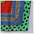 Sciarpa in seta CARTIER motivo leopardato Verde Blu Autentica am12079M - vista 10