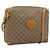 Borsa a Spalla GUCCI Micro GG in PVC e Pelle Beige Oro 007 115 0093 Auth ar14097