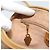 Borsa a Spalla GUCCI Micro GG in PVC e Pelle Beige Oro 007 115 0093 Auth ar14097 - vista 20