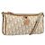 Borsa a tracolla Christian Dior Trotter Canvas Romantic PVC Avorio Argento Auth 190263A Crudo