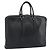 LOUIS VUITTON Epi Porte Documents Voyage Business Bag Black M40321 Auth 194561 Nero