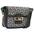 Céline Borsa a tracolla CELINE C Sulky Canvas Navy Gold Tone Auth ep15449 Blu navy