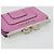 Bulgari Monedero BVLGARI de cuero rosa plata Auth bs36286 - vista 5