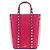 Borsa VALENTINO in pelle 2way Rosa Tonalità Oro Auth ki6698V - vista 13