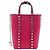 Borsa VALENTINO in pelle 2way Rosa Tonalità Oro Auth ki6698V - vista 2