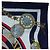 Hermès HERMES Carré 90 Sciarpa in seta "la ronde des heures" Navy White Auth ki6727M Bianco Blu navy - vista 4