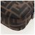 FENDI Zucca Canvas Mamma Baguette Borsa a Spalla Marrone Nero Auth 192625SAM - vista 18
