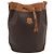 Céline Borsa a tracolla CELINE in tela Macadam PVC Pelle Marrone Oro Auth bs36270 D'oro - vista 13