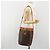 Céline Borsa a tracolla CELINE in tela Macadam PVC Pelle Marrone Oro Auth bs36270 D'oro - vista 24