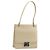 Borsa GUCCI in pelle Beige Argento 007 406 0265 Auth 194023