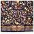 Hermès HERMES Carré 90 Sciarpa di seta "PiERRES d' ORiENT et d' OCCiDENT" Black Auth ki6722 Marrone Nero - vista 9