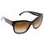 CHANEL Sunglasses Plastic Black Gold Tone CC Auth ka5399