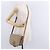 Céline Borsa a Spalla CELINE Macadam Canvas PVC Beige Oro Autentica 193532 D'oro - vista 24