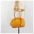 Borsa PRADA in pelle giallo argento Auth ep15629 - vista 24