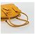 Borsa PRADA in pelle giallo argento Auth ep15629 - vista 7