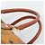 Borsa Boston MCM Logogram Vicetos in PVC e pelle Marrone Oro Auth 193811 D'oro - vista 8