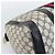Borsa Boston GUCCI GG Supreme Sherry Line PVC Blu Navy Oro Auth 192619 D'oro - vista 14