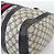 Borsa Boston GUCCI GG Supreme Sherry Line PVC Blu Navy Oro Auth 192619 D'oro - vista 15