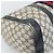Borsa Boston GUCCI GG Supreme Sherry Line PVC Blu Navy Oro Auth 192619 D'oro - vista 16