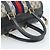Borsa Boston GUCCI GG Supreme Sherry Line PVC Blu Navy Oro Auth 192619 D'oro - vista 7