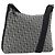 Borsa a Spalla Christian Dior Trotter Canvas Blu Navy Argento Autentica 191096