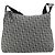 Borsa a Spalla Christian Dior Trotter Canvas Blu Navy Argento Autentica 191096 - vista 13