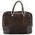 Sac à main LOEWE en daim marron avec détails dorés Auth ep15349 - vue 2