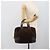 Sac à main LOEWE en daim marron avec détails dorés Auth ep15349 - vue 22