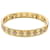 Bracelet Van Cleef & Arpels, "Perlée Trèfles", yellow gold and diamonds.  - view 3