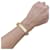 Bracelet Van Cleef & Arpels, "Perlée Trèfles", yellow gold and diamonds.  - view 5