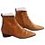 Louis Vuitton Leder Stiefeletten Camel Größe 40 Kamel - Ansicht 3
