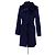 Abrigo de lana azul Pinko