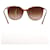Gafas de sol Chanel marrones de plástico Castaño - vista 3