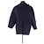 Abrigo Max Mara de lana azul marino