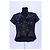Autre Marque Camicetta Natan nera con paillettes Nero - vista 3