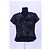 Autre Marque Camicetta Natan nera con paillettes Nero - vista 4