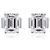 Autre Marque Orecchini in Diamante Lab-Grown White Gold 1.03 ctw