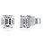 Autre Marque Orecchini in Diamante Lab-Grown White Gold 1.03 ctw - vista 2