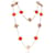 Van Cleef & Arpels Rose Gold Carnelian Vintage Alhambra Necklace  - view 1