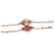 Van Cleef & Arpels Rose Gold Carnelian Vintage Alhambra Necklace  - view 4
