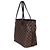 Louis Vuitton Damier Ebene Canvas Neverfull MM Marrone - vista 3