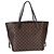 Louis Vuitton Damier Ebene Canvas Neverfull MM Marrone - vista 4