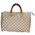 Louis Vuitton Speedy 30 Damier Azur N41533 LV White Canvas Handbag Dust Bag Damier ebene - vista 6