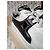 Valentino Garavani Sneakers One Stud Nero Bianco - vista 4