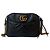 Gucci Marmont Borsa a Tracolla in Pelle Nera Nero