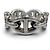 Hermès Hermes Enchainée PM AG925 Chaine d'Ancre Ring Silber