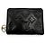 Coussin Louis Vuitton Bi-Fold Wallet aus schwarzem Lammleder