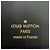 Coussin Louis Vuitton Bi-Fold Wallet aus schwarzem Lammleder - Ansicht 10