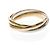 Anello Cartier Trinity in oro giallo rosa e bianco D'oro