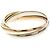 Anello Cartier Trinity in oro giallo rosa e bianco D'oro - vista 5